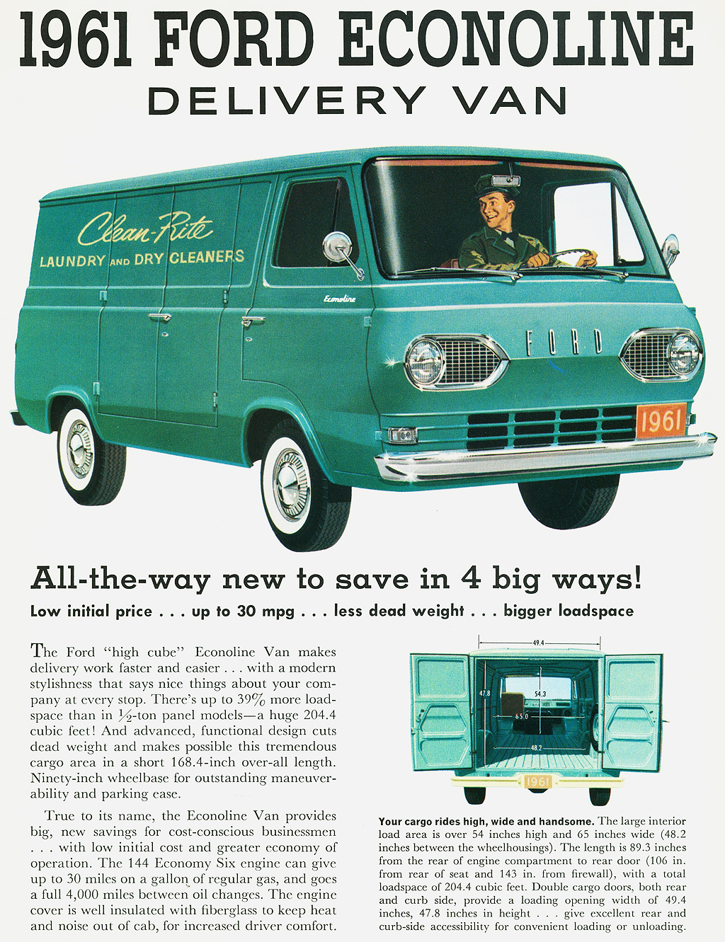 1961 Ford Econoline delivery van